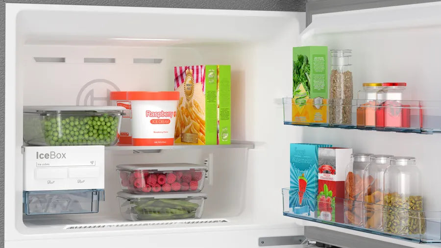 Bosch 390 L free-standing fridge-freezer with freezer at top Series 4 (CTC39S03NI)