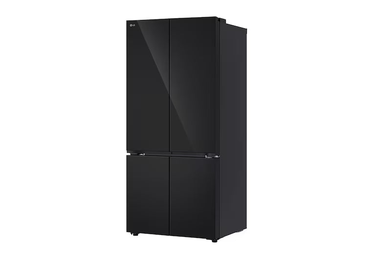 LG 610L French Door Refrigerator, 3 Star – Wi-Fi Convertible, Fresh Converter+, DoorCooling+, Black Glass Finish