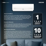 Voltas Vectra Zenith 1.5 Ton 3 Star Inverter Split Air Conditioner (Model: 183INVHC) | High Ambient Cooling up to 52°C | Turbo Cooling | Energy Efficient | Copper Condenser | Smart Cooling Technology | 2026 Model
