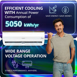 Voltas Vertis Elite Gold 1.5 Ton 5 Star Inverter Split Air Conditioner (Model: 185INV) | Energy Efficient Cooling | Turbo Mode | High Ambient Performance | Copper Condenser | Smart Inverter Technology | 2026 Model