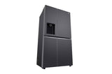 LG 630L, Side-by-Side Refrigerator,GL-L257CMC3, Wi-Fi Convertible, Water & Ice Dispenser, Matte Black Finish, 3 Star