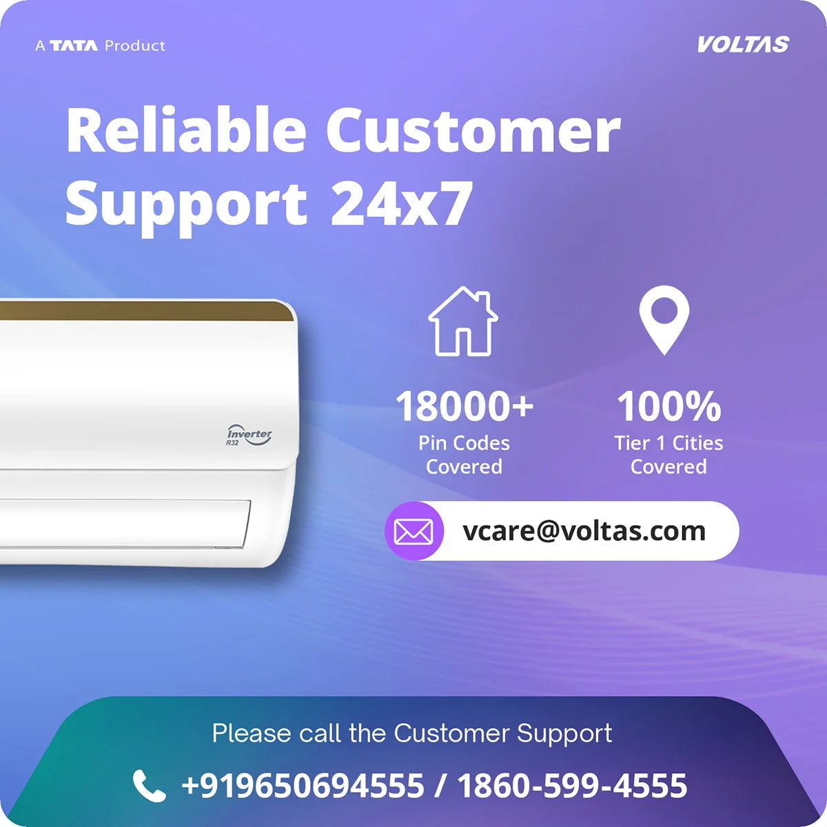 Voltas Vertis Elite Gold 1.5 Ton 5 Star Inverter Split Air Conditioner (Model: 185INV) | Energy Efficient Cooling | Turbo Mode | High Ambient Performance | Copper Condenser | Smart Inverter Technology | 2026 Model