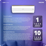 Voltas Vertis Elite Gold 1.5 Ton 5 Star Inverter Split Air Conditioner (Model: 185INV) | Energy Efficient Cooling | Turbo Mode | High Ambient Performance | Copper Condenser | Smart Inverter Technology | 2026 Model