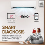 LG 1.5 Ton 4 Star DUAL Inverter Split AC (Copper, AI Convertible 6-in-1, VIRAAT Mode, Faster Cooling & Energy Saving, 4 Way Swing, HD Filter with Anti-Virus Protection, US-Q19JNYE, White)
