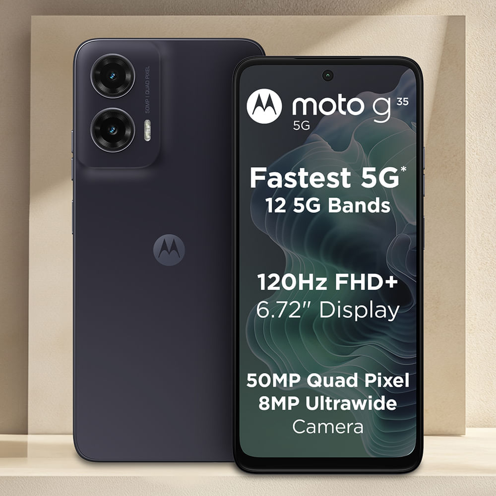 Motorola Edge 70 Fusion 8GB/128GB | Snapdragon 7s Gen 4, 7000mAh Battery, 144Hz AMOLED, Pantone Country Air