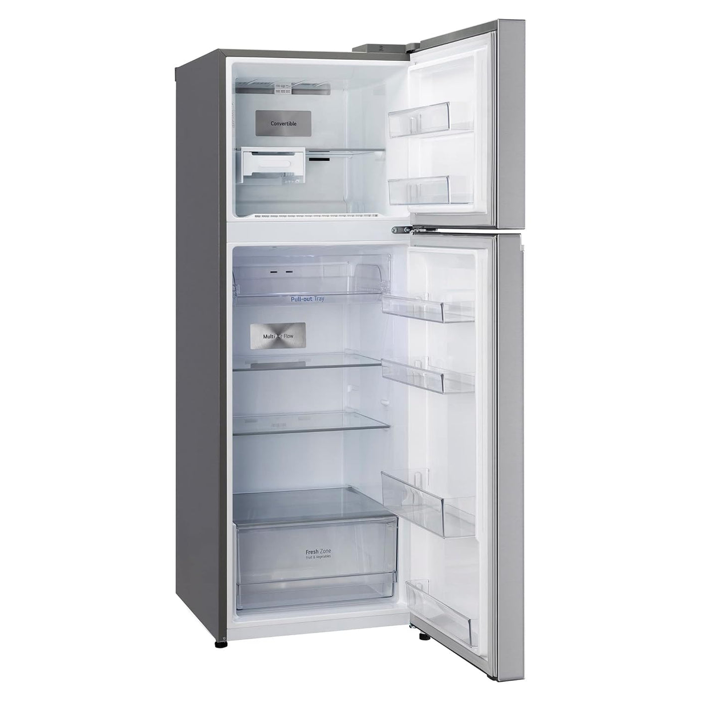 LG 322 L 2 Star Frost-Free Smart Inverter Wi-Fi Double Door Refrigerator Appliance ( Shiny Steel, Convertible & Door Cooling+ GL-T342TPZY,