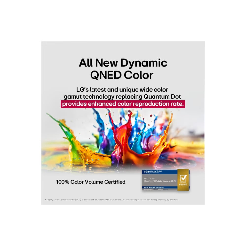 LG 55QNED8BA6A 139cm (55 Inch) QNED 4K Smart TV with α7 AI Processor Gen8, Dolby Atmos, Filmmaker Mode (2025 Model)