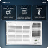 1.5 Ton 2 Star Window AC 182FS Elite – Powerful Cooling, Copper Condenser, Energy Efficient Performance, White
