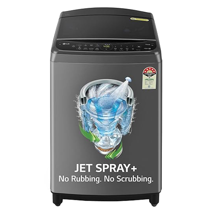 LG 9kg Inverter Wi Fi Top Load Washer Middle Black TurboWash WM