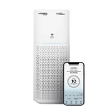 EUREKA FORBES Smart 355 Air Purifier with Surround 360 Degree Air Intake Technology (4-Stage Advanced Air Filtration, White)