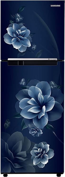 Samsung 236L 2 Star Digital Inverter Frost-Free Double Door Refrigerator Appliance(RT28C3022CU/NL, Camellia Blue