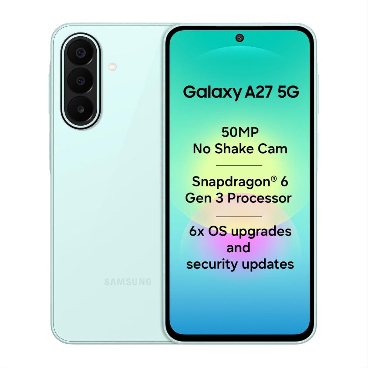 Samsung Galaxy A27 5G 8GB/128GB | Exynos 1580, Super AMOLED 120Hz, 50MP OIS Camera, Light Green
