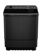 Haier HTW140-196BK 14 Kg Semi-Automatic Top Load Washing Machine | Vortex Pulsator, Oxyi Dry, Black