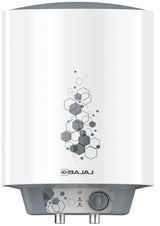Bajaj Astor 15 Ltr Storage Water Heater | Water Heating With Swirl Flow Technology | Child Safety Mode | Inner Tank With 10 Years Warranty | Free Installation 【Grey & White】