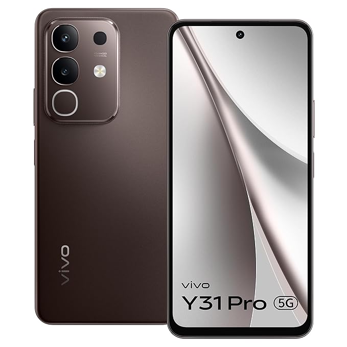 Vivo Y31 Pro 5G (Mocha Brown, 8GB RAM, 128GB Storage) | 5G Connectivity | Powerful Processor | High-Resolution Camera | Immersive Display | All-Day Battery Life