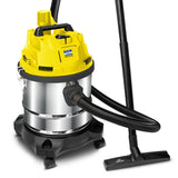 KENT KSL-612 1200W Wet & Dry Vacuum Cleaner with Blower Function (High Power Motor, Metallic Silver)