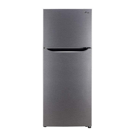 LG 260 L with Inverter Refrigerator - Dazzle Steel, Top Freezer
