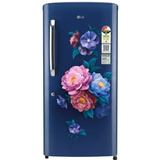 LG 224L Double Door Refrigerator | GL-D2336YARS | Smart Inverter Compressor, Red Silver Finish