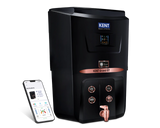 KENT Grand iOT Alkaline + Copper Water Purifier | RO+UV+UF, IoT Enabled, 8L Tank, Black