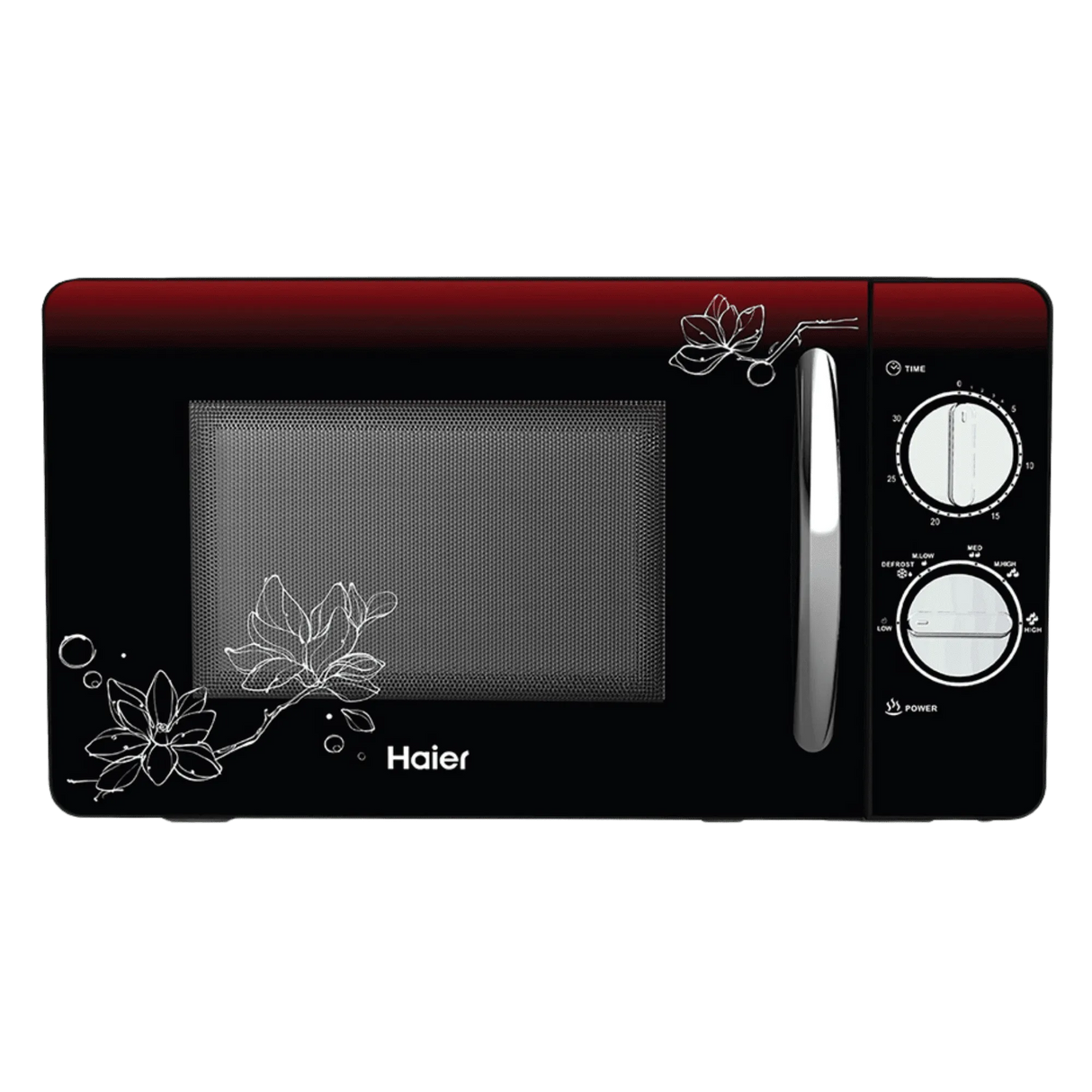 Haier 20L Solo Microwave Oven HIL2002MFPH (Black) – Compact, Even Heating, Easy Control