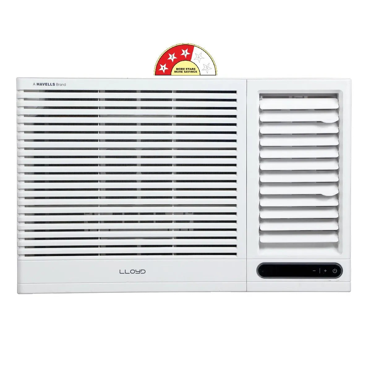 Lloyd 1.5 Ton 3 Star Window AC (GLW18D3LGSPR) | Fixed Speed | Copper Condenser | High Air Throw | Energy Efficient | White