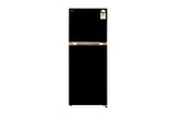 **LG 225L Double Door Convertible Refrigerator - Smart Inverter Compressor, Auto Smart Connect, Multi Air Flow, Onyx Black**