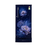 LG 185L Single Door Refrigerator | DEFT Technology, 10 Year Warranty, Steel/Blue | GL-D1925WORB
