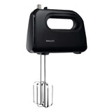 Philips HR3720/10 300 Watt Lightweight Hand Mixer, Blender with 5 speed control settings, stainless steel accessories and 2 years warranty with 2 Attachments (Non-slip Grip)