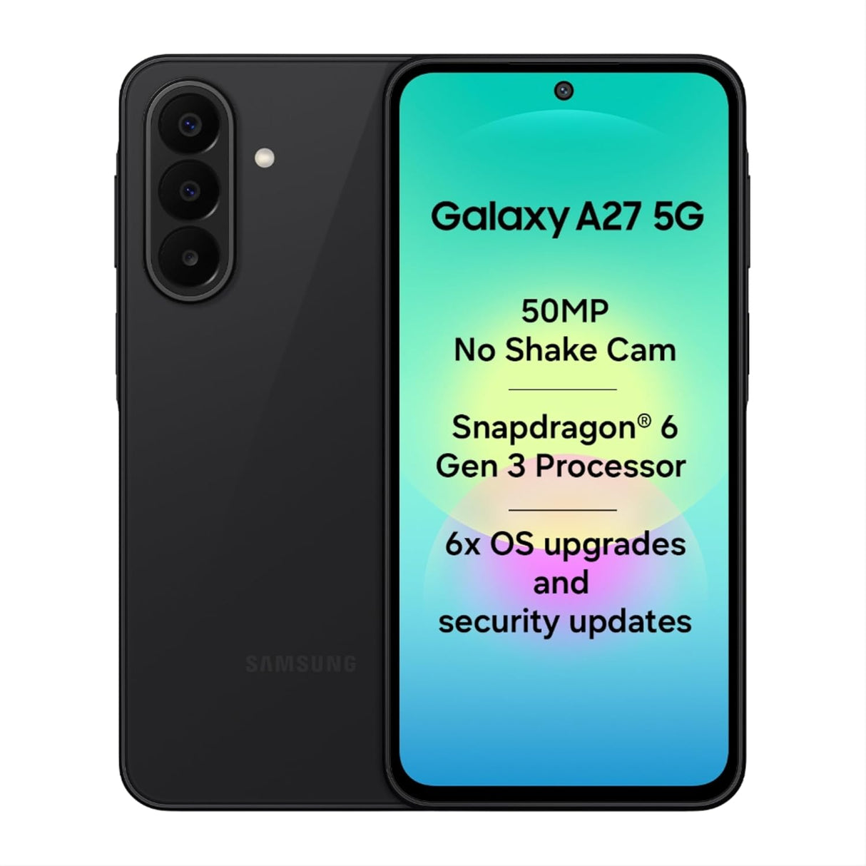 Samsung Galaxy A27 5G 8GB/128GB | Exynos 1580, Super AMOLED 120Hz, 50MP OIS Camera, Black