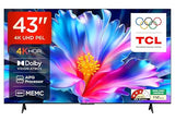 TCL 43 Inch (108 cm) 4K Ultra HD Smart LED Google TV 43P6L, HDR10, Dolby Audio, Chromecast Built-in, Google Assistant