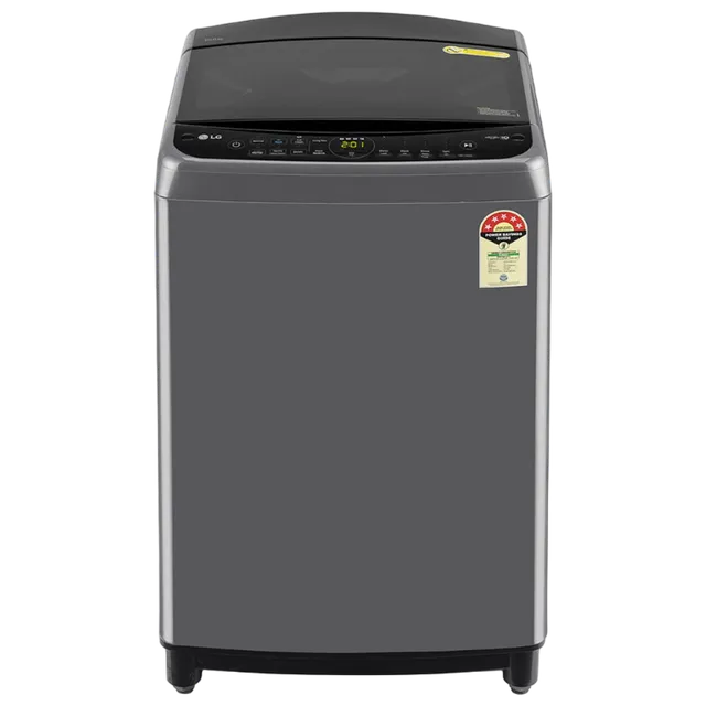 LG 10Kg Top Load Washing Machine, AI Direct Drive™, Turbodrum, Middle Black (THD10NPM)