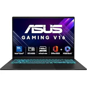 ASUS Vivobook 16 Gaming V16 V3607VU-RP550WS (Intel Core 5 210H, 16GB DDR5, 512GB SSD, NVIDIA RTX 4050 6GB, 16” WUXGA 144Hz, Windows 11, Office 2024, AI Laptop)