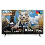 Sansui 65-Inch 4K QLED Smart TV | Google TV, HDR10+, Dolby Atmos, MEMC 120Hz HSR | JSW65UG23Q