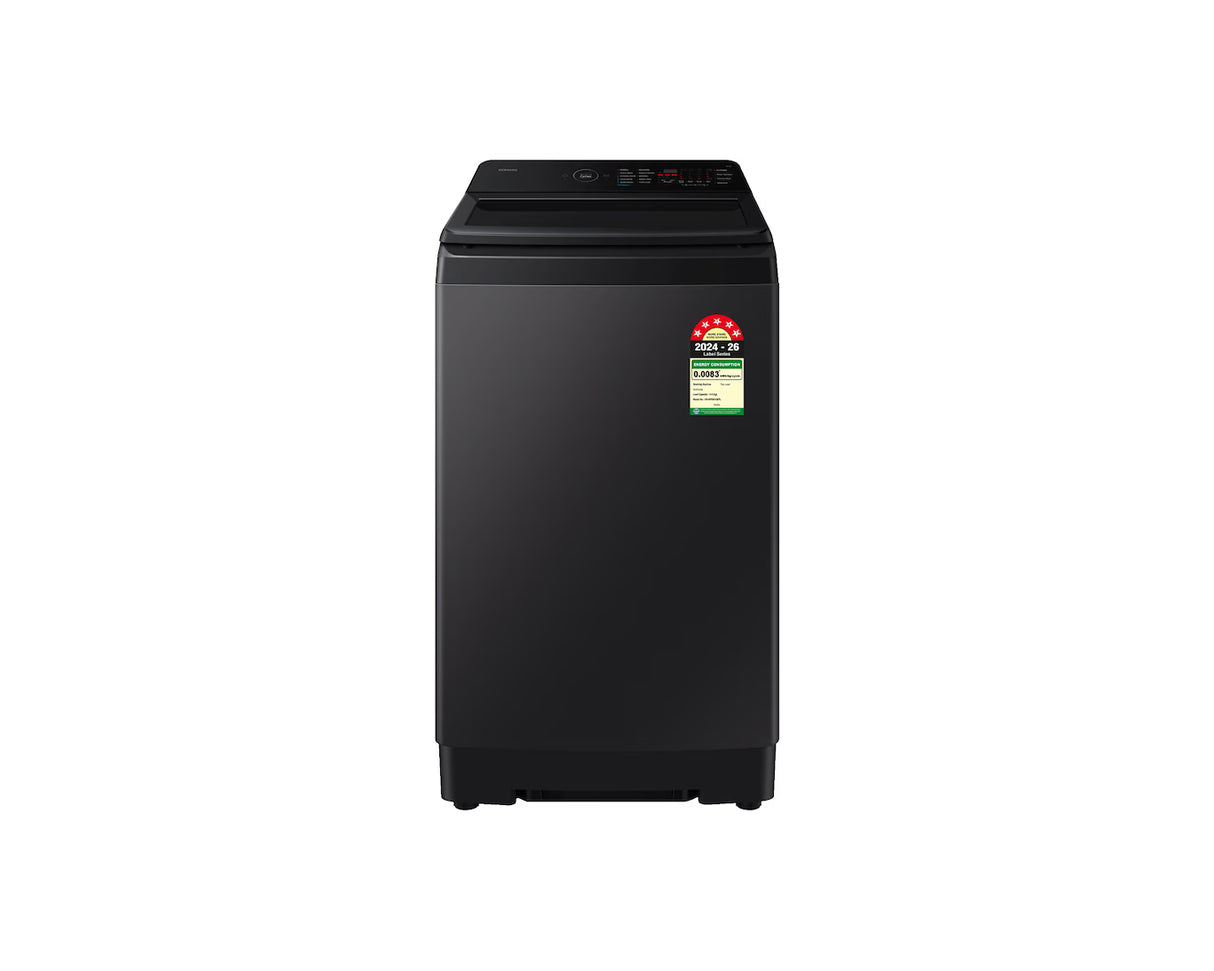 Samsung WA40F08H2BTL 8 kg Top Load Washing Machine | Energy Efficient & Stylish Black