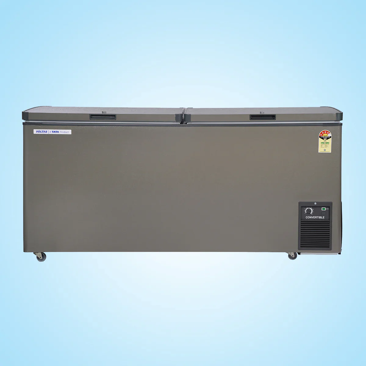 Voltas CVF360 DA5-W-PL 360 Litre 5 Star Hard Top Deep Freezer – Double Door, Energy Efficient, R290 Refrigerant