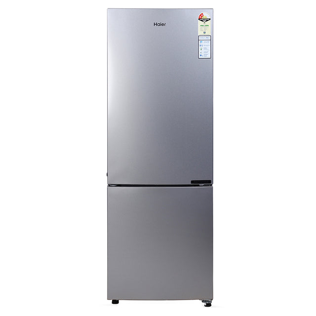 Haier 237L Silver Double Door Refrigerator - Modern Kitchen Upgrade