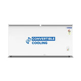Blue Star 300 Litres 3 Star Double Door Convertible Deep Freezer with Multi Angle Hinge, Anti-Bacterial Gasket (CF3-300MEW, White)