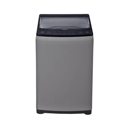 Haier 7 kg Top Load Washer - Titanium Silver Grey, an efficient home appliance.