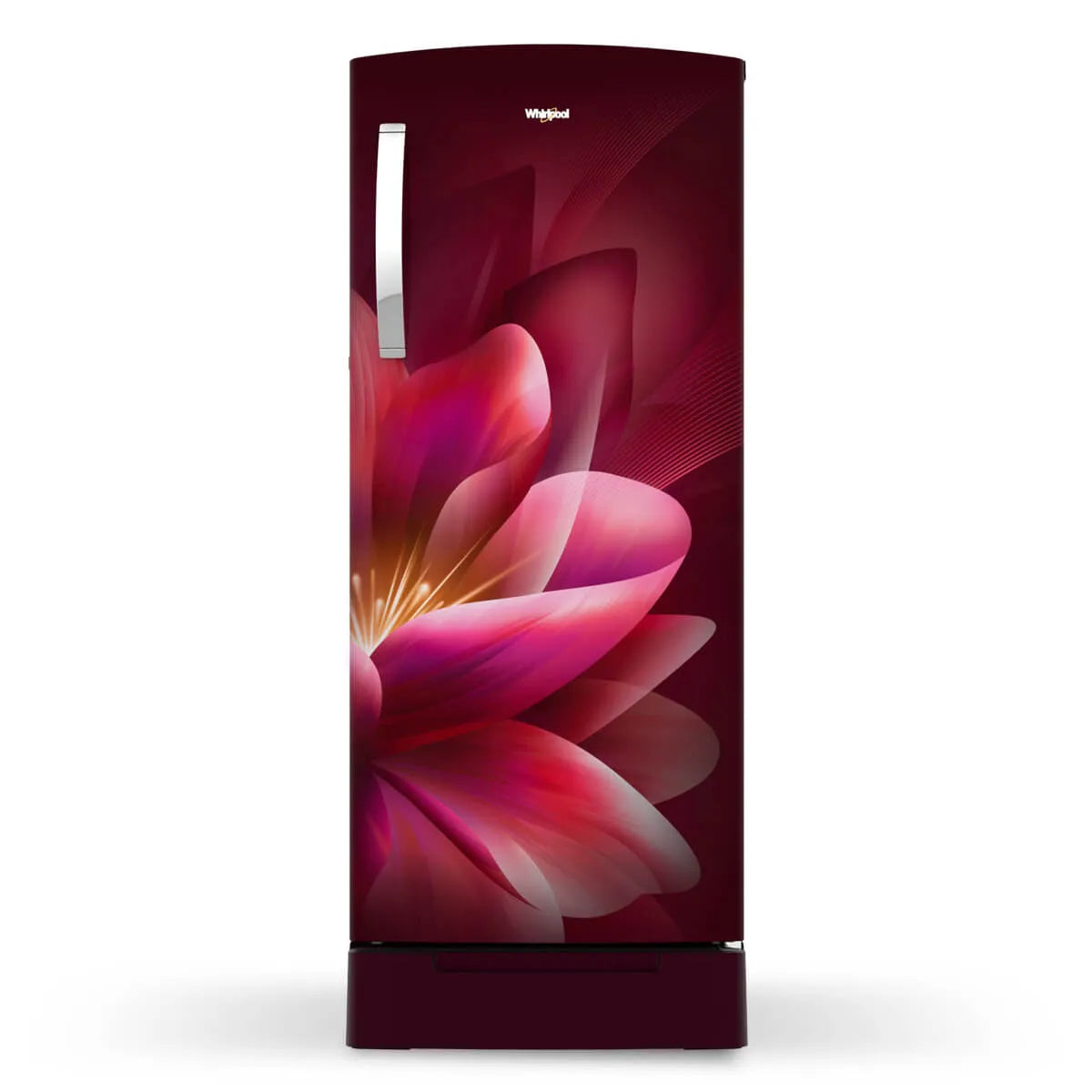 Whirlpool 192L 3 Star Single-Door Refrigerator with Base Drawer | Ice magic Pro | Wine Forest (Wine) | (