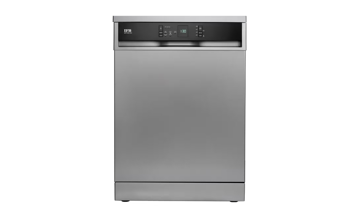 IFB Neptune VX15 15 Place Setting Dishwasher: 8 Wash Programs, 3D Wash Zone, Inverter Tech
