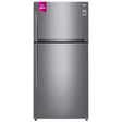 LG 592L 1-Star Frost-Free Double Door Fridge - Platinum Silver