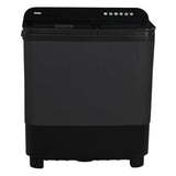 Haier 9 Kg 5-Star Semi Automatic Top Load Washing Machine | Magic Filter, Rat Mesh, Toughened Glass Lid (Black)