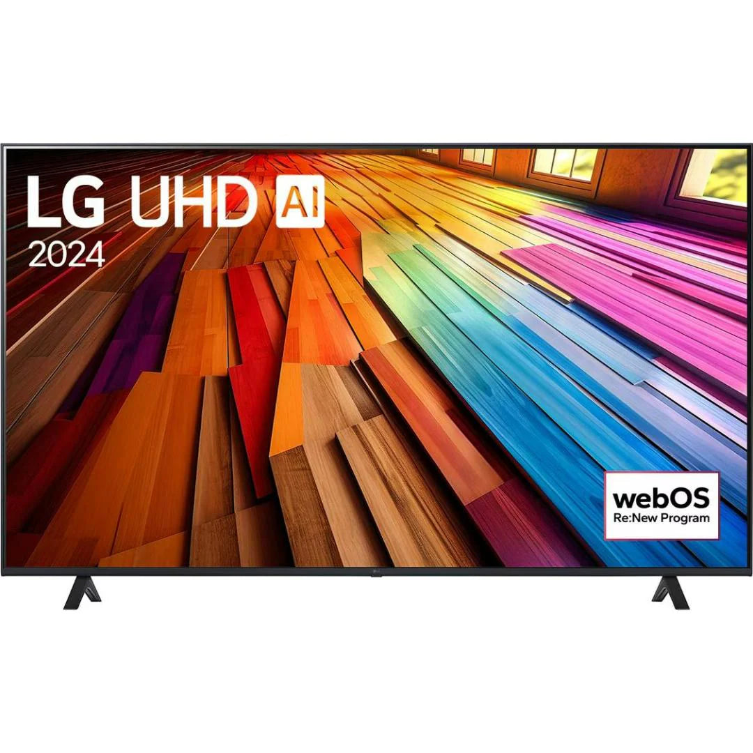 LG 70 inches 177.8 4K Ultra HD ThinQ AI 4K Upscaling α5 AI Processor 4K Gen7 WebOS with Filmmaker Mode Smart LED TV (  Centimeter (70) 70UT80406LA.ATR 2024 Edition, Black)