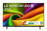LG 65 Inch (164 cm) NANO 4K Ultra HD Smart TV 65NU880BPLA, α7 AI Processor 4K Gen9, HDR10 Pro, Dolby Atmos, webOS 26, 2026 Model