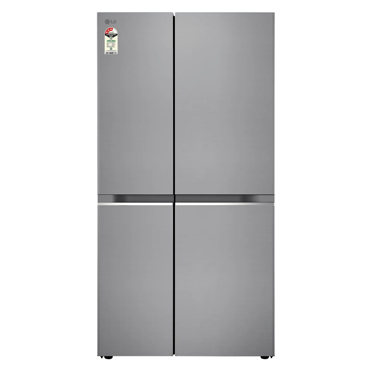 LG 650 Litres 3 Star Frost Free Side by Side Refrigerator with DoorCooling Plus Technology (GL- B257HPZ3, Shiny Steel)