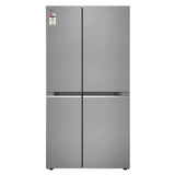 LG 650 Litres 3 Star Frost Free Side by Side Refrigerator with DoorCooling Plus Technology (GL- B257HPZ3, Shiny Steel)
