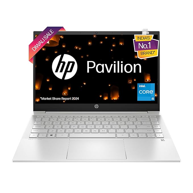 HP Pavilion 14 12th Gen Intel Core i5 8GB RAM/512GB SSD 14 IPS  Micro-Edge FHD Laptop/Intel Iris Xe Graphics/B&O/Win 11/Backlit KB/MSO