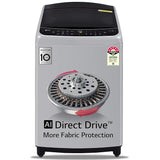 LG 9 Kg 5 Star Inverter Fully-Automatic Top Load Washing Machine (THD09NPF, Middle Free Silver, AIDD Technology)