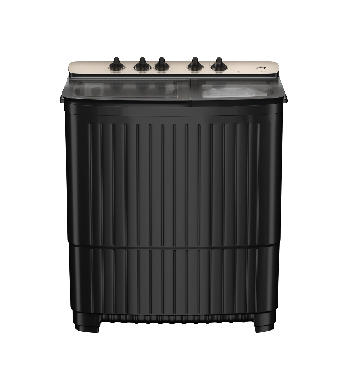 Godrej WSEDGE RIO 14 Kg Semi-Automatic Top Load Washing Machine | 1440 RPM, 5 Star, Rust-Proof, Slate Grey