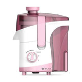 Bajaj JX20 Juicer Mixer Grinder, 500W Motor, 3 Stainless Steel Jars, 18,000 RPM Speed, White/Pink